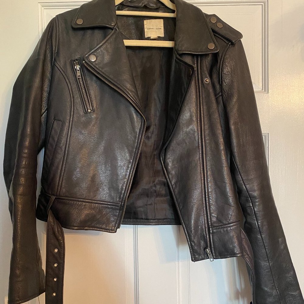 Authentic Leather Moto Jacket from Silence & Noise
